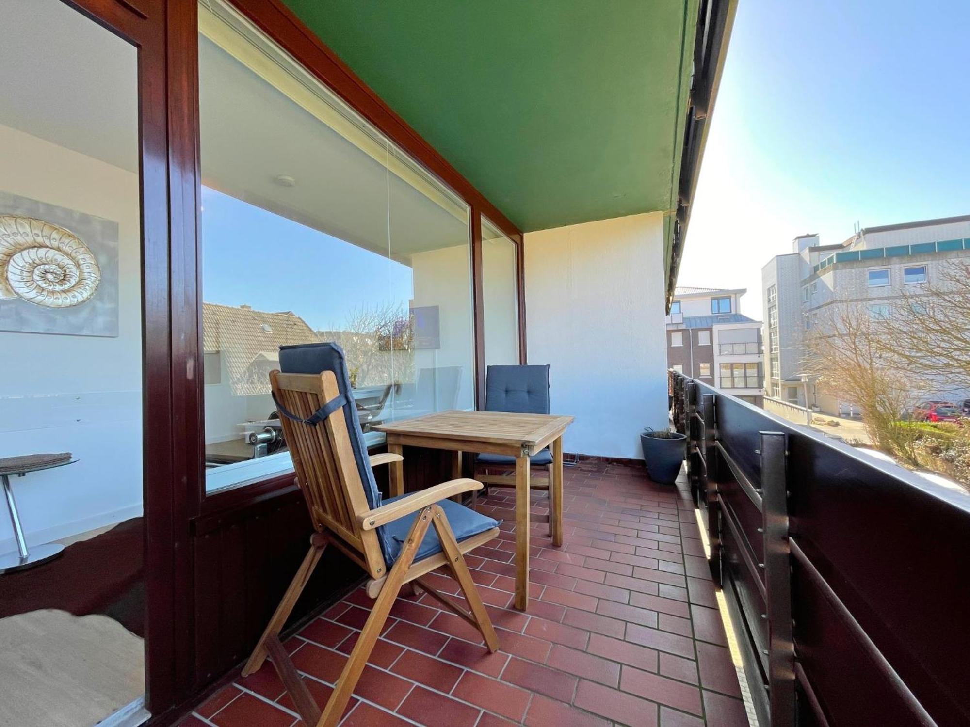 Apartment Ferienwohnung Mitten In Mit Balkon Strandläufer 2 *